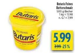 diska Butaris Feines Butterschmalz Angebot