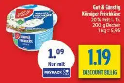 diska Körniger Frischkäse Angebot