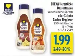 diska EDEKA Herzstücke Dessertsauce Angebot