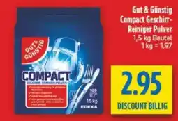 diska Compact Geschirr-Reiniger Pulver Angebot