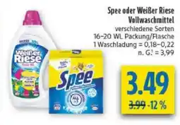 diska Spee oder Weißer Riese Vollwaschmittel Angebot
