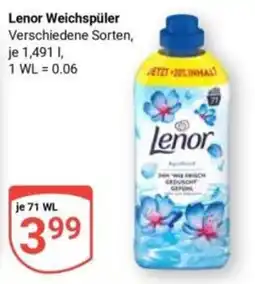 Globus Lenor Weichspüler Angebot