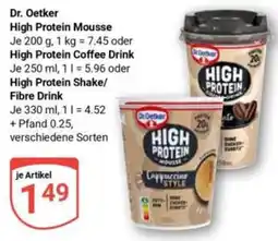Globus Dr. Oetker High Protein Mousse Angebot