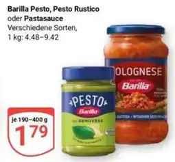 Globus Barilla Pesto Angebot