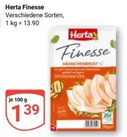 Globus Herta Finesse Hähnchenbrust Angebot
