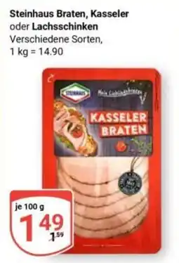 Globus Steinhaus Kasseler Braten Angebot