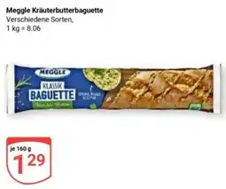 Globus Meggle Kräuterbutterbaguette Angebot