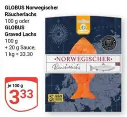 Globus GLOBUS Norwegischer Räucherlachs Angebot