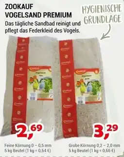 Zookauf ZOOKAUF VOGELSAND PREMIUM Angebot