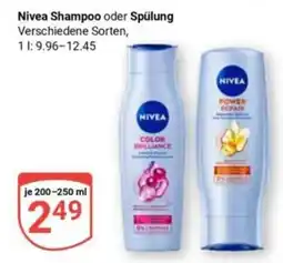 Globus Nivea Shampoo oder Spülung Angebot