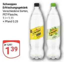 Globus Schweppes Erfrischungsgetränk Angebot