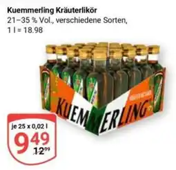 Globus Kuemmerling Kräuterlikör Angebot