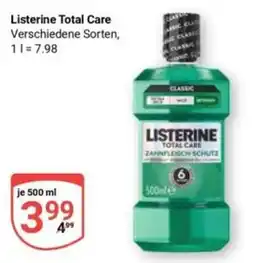 Globus Listerine Total Care Angebot