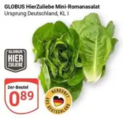 Globus GLOBUS HierZuliebe Mini-Romanasalat Angebot