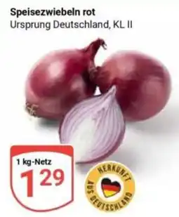 Globus Speisezwiebeln rot Angebot