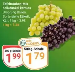Globus Tafeltrauben-Mix hell/dunkel kernlos Angebot