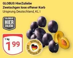Globus GLOBUS HierZuliebe Zwetschgen Angebot