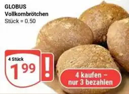 Globus GLOBUS Vollkornbrötchen Angebot
