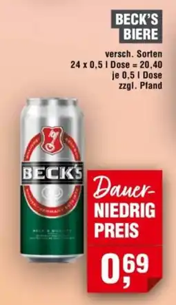 Handelshof BECK'S BIERE Angebot