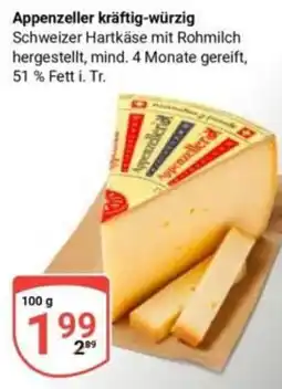 Globus Appenzeller kräftig-würzig Angebot
