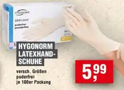 Handelshof HYGONORM LATEXHAND-SCHUHE Angebot