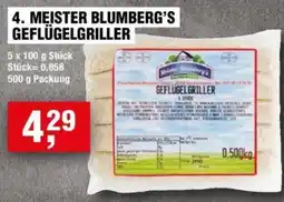 Handelshof MEISTER BLUMBERG'S GEFÜLLEGRILLER Angebot