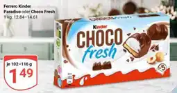 Globus Kinder Choco Fresh Angebot