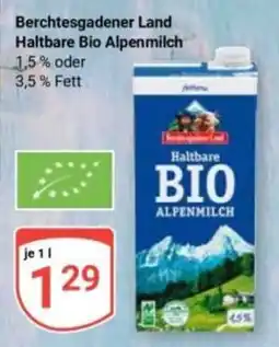 Globus Berchtesgadener Land Haltbare Bio Alpenmilch Angebot
