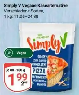 Globus Simply V Vegane Käsealternative Angebot