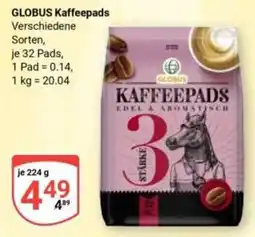 Globus GLOBUS Kaffee pads Angebot