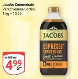 Globus Jacobs Espresso Concentrate Sweet Caramel Angebot