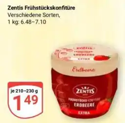 Globus Zentis Frühstückskonfitüre Angebot