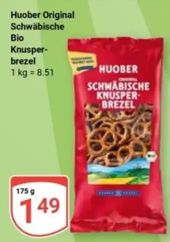 Globus Huober Original Schwäbische Bio Knusper-brezel Angebot