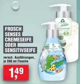 Handelshof Frosch Senses Cremeseife oder Sensitive Seife Angebot