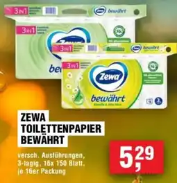 Handelshof Zewa Toilettenpapier bewährt Angebot