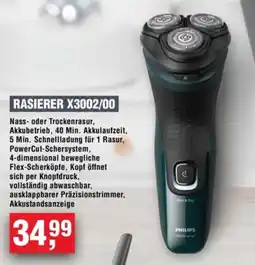 Handelshof RASIERER X3002/00 PHILIPS Angebot