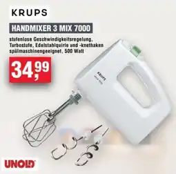 Handelshof KRUPS HANDMIXER 3 MIX 7000 Angebot