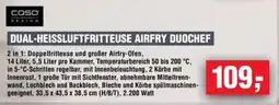Handelshof COSO DESIGN DUAL-HEISSLUFTFRITTEUSE AIRFRY DUOCHEF Angebot