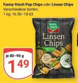 Globus Funny-frisch Linsen Chips Angebot