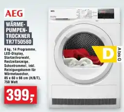 Handelshof AEG WÄRME-PUMPEN-TROCKNER TR7T50580 Angebot