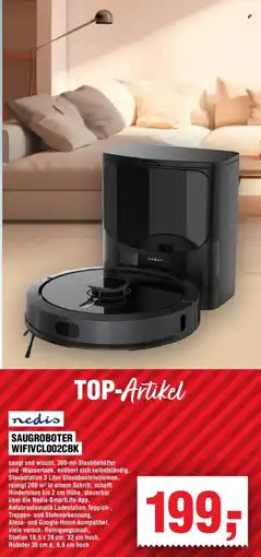 Handelshof nedis SAUGROBOTER WIFIVCLO02CBK Angebot