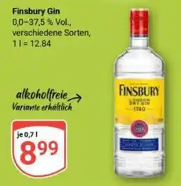 Globus Finsbury Gin Angebot