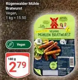 Globus Rügenwalder Mühle Bratwurst Angebot