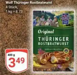 Globus Wolf Thüringer Rostbratwurst Angebot