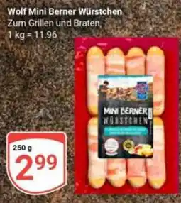 Globus Wolf Mini Berner Würstchen Angebot
