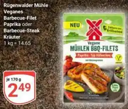 Globus Rügenwalder Mühle Vegane MÜHLEN BBQ-FILETS Angebot