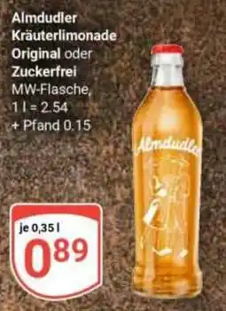 Globus Almdudler Kräuterlimonade Angebot