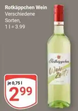 Globus Rotkäppchen Wein Angebot