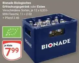 Globus Bionade Biologisches Erfrischungsgetränk Angebot