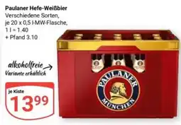 Globus Paulaner Hefe-Weißbier Angebot